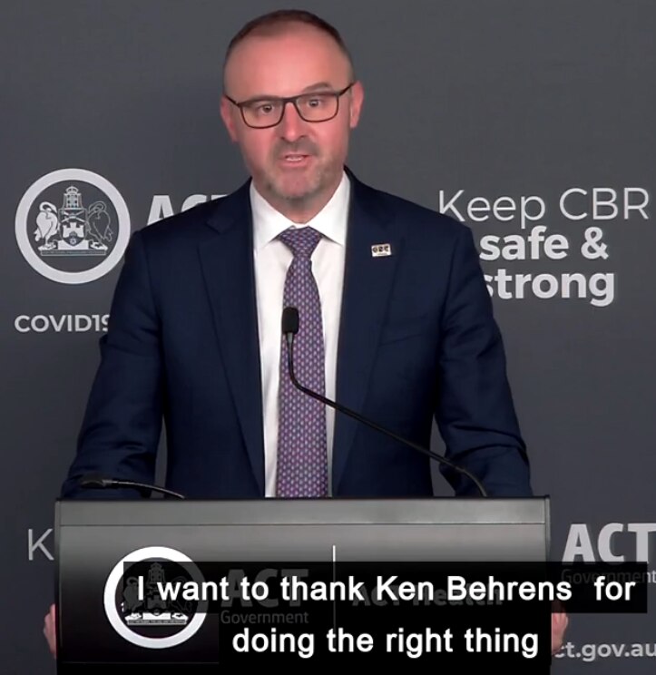 Ken Behrens Canberra 