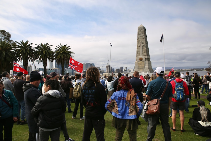 Perth Freedom rally August 21 2021