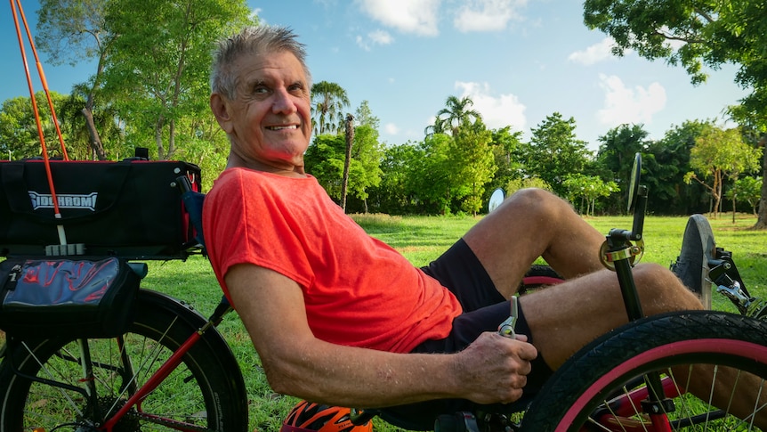 Recumbent tricycle riding keeps Glenn fit and out of the house for ...
