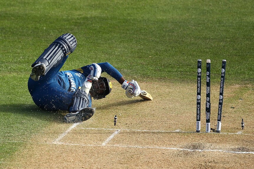 Mathews run out against Afghanistan