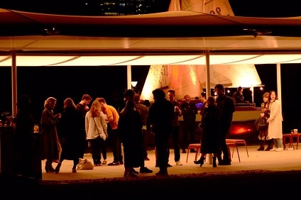 Bryn Davies has fulfilled his dream of transforming an old sailboat into a bar.