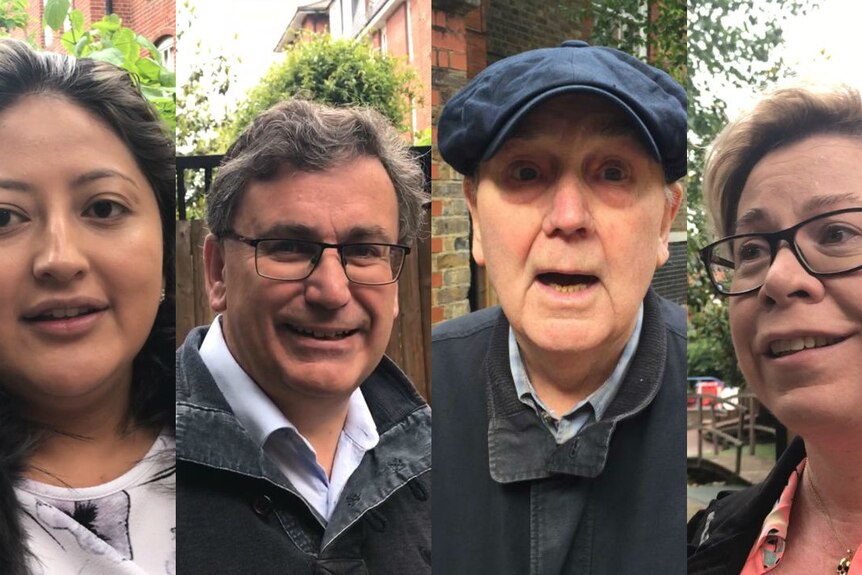 Four British voters.