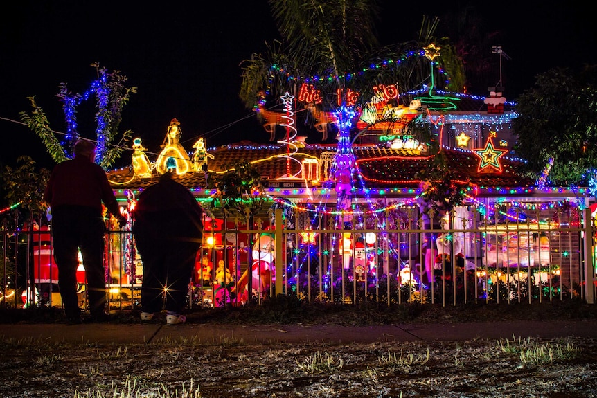 The Hartland's Christmas display in Bendigo