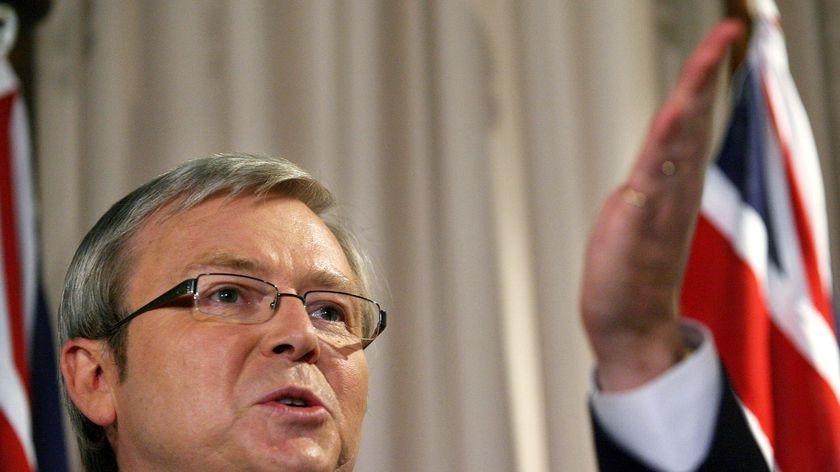Factions meeting today: PM-elect Kevin Rudd (File photo)