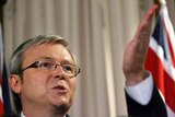 Factions meeting today: PM-elect Kevin Rudd (File photo)