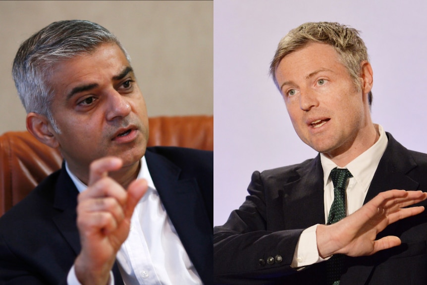 Sadiq Khan Zac Goldsmith composite