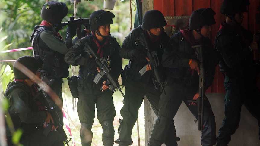 AN thai militants attack military base