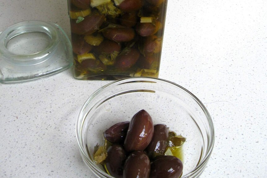 Kathy's preserved olives
