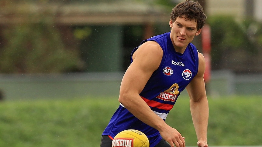 Will Minson training at Bulldogs