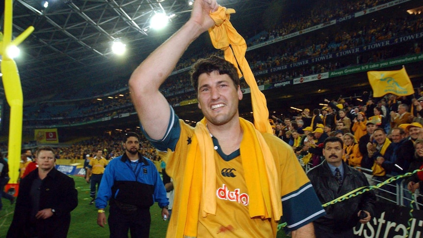 Rugby great John Eales wants our young talent to stay in Australia. 
