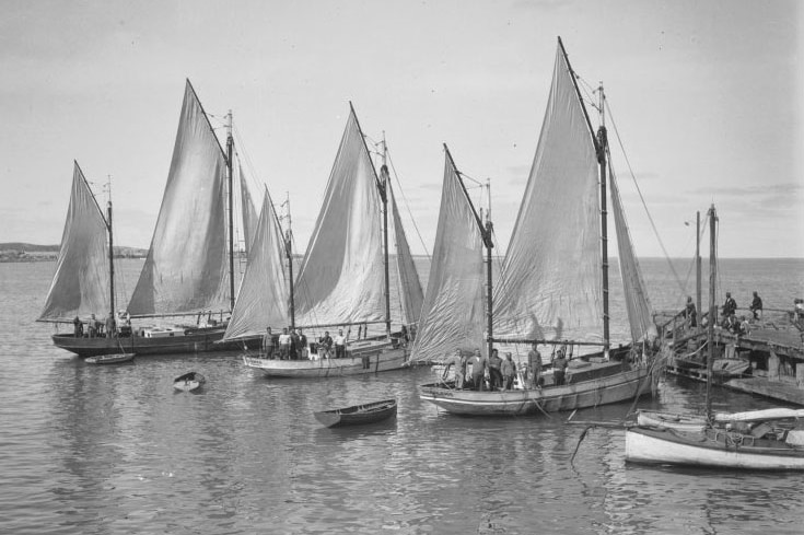 Italian fishing boats, Fremantle 1933