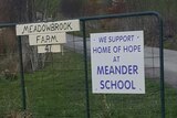 Sign in support of Meander drug rehab centre