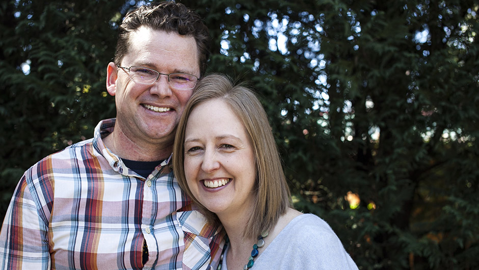 Kate and Andrew, whose first child was stillborn, Sydney, August 2016