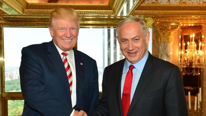 Donald Trump and Benjamin Netanyahu