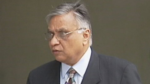 Jayant Patel outside the Supreme Court in Brisbane