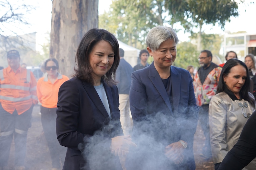 German Foreign Minister Annalena Baerbock and Australian Foreign Affairs Minister Penny Wong.