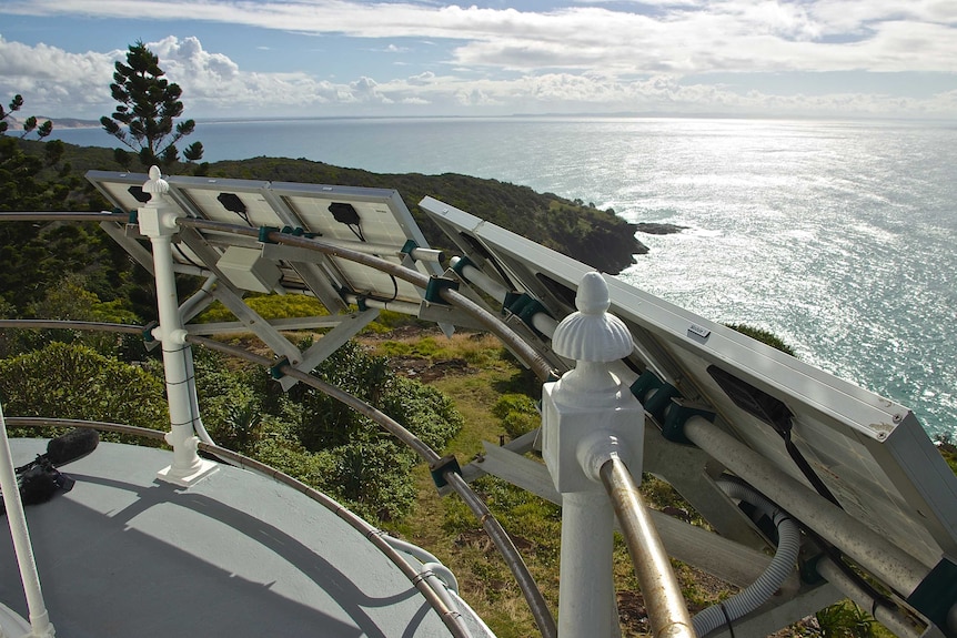 Double Island Point Lighthouse is completely solar powered