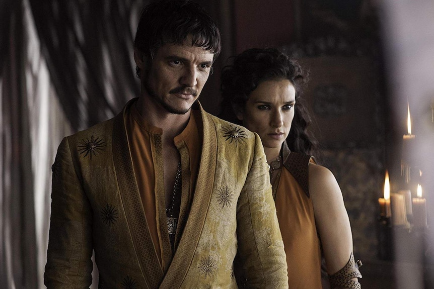 Pedro Pascal and Indira Varma in Game of Thrones (2011)