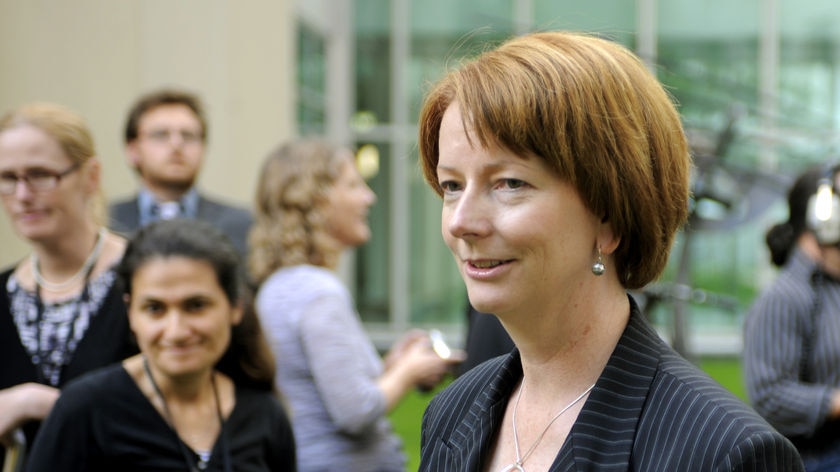 Julia Gillard has laughed off suggestions she could be the next leader of the Labor Party.