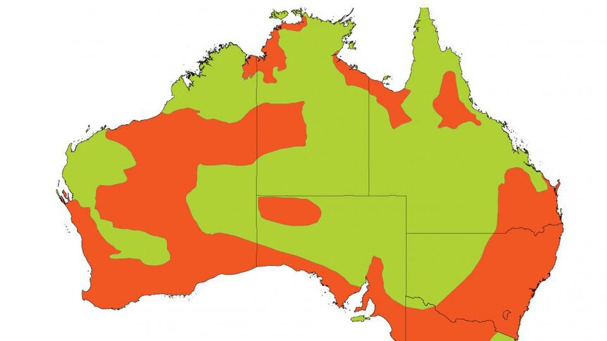 Bushfire potential map 2014-15