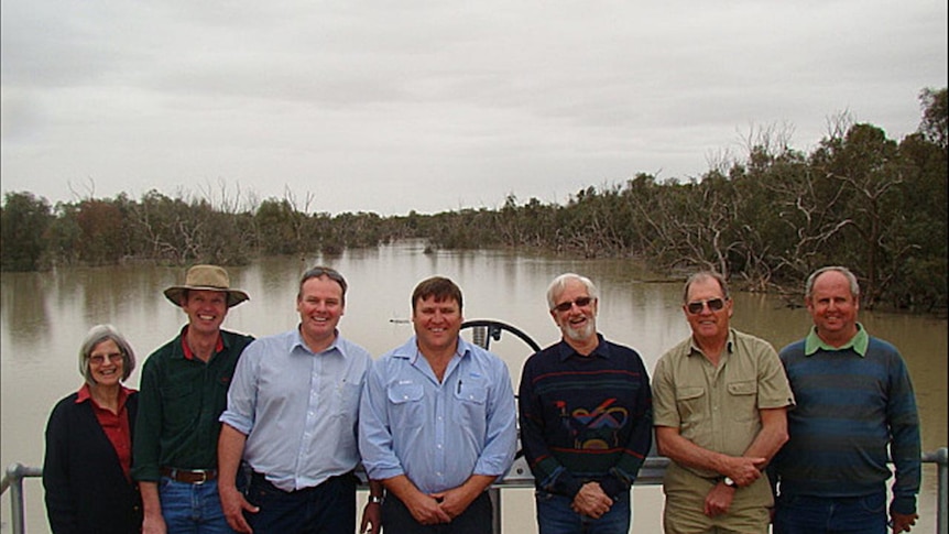 Some of the people involved in getting the environmental flow for the Anabranch