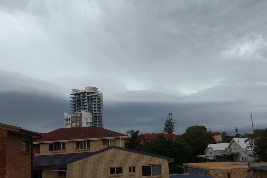 Dark clouds gather over the Gold Coast