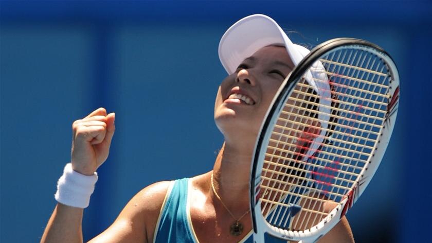 Moving on up: Zheng is forecast to move to 20 in the world after her demolition of Maria Kirilenko.