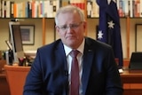 The Prime Minister in his office