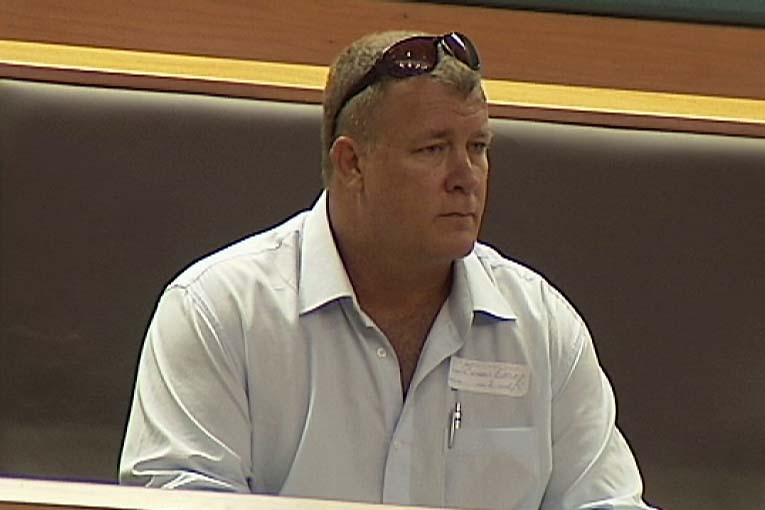 Former Country Liberals President Braedon Earley at sittings of Northern Territory Parliament.