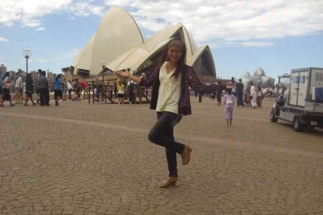 Ella (not her real name) at the Sydney Opera House