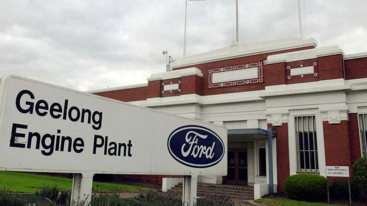 Ford: 600 people work at the Geelong plant (file photo).