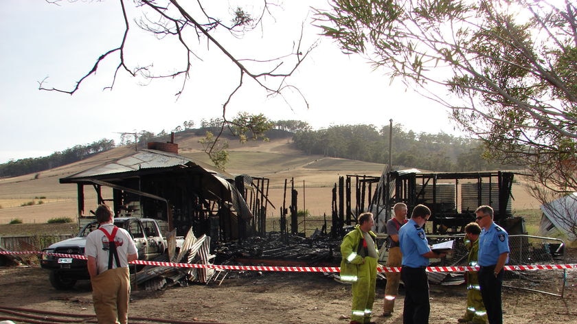 Police are investigating the cause of the fatal house fire on Delmore Rd Forcett this morning