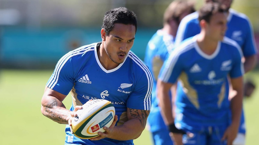 Winger Hosea Gear is back in the All Blacks line-up for the final Rugby Championship game.