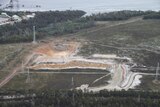 Aerial view of Gunns' Tamar Valley pulp mill site