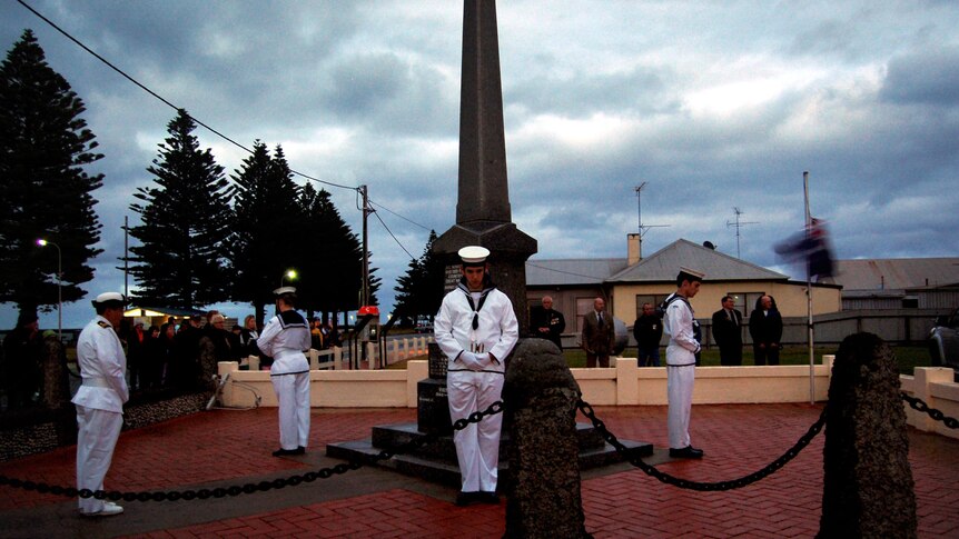 Dawn service in Port MacDonnell, South Australia.