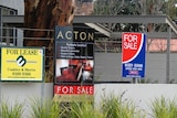 Perth house for sale and for lease signs