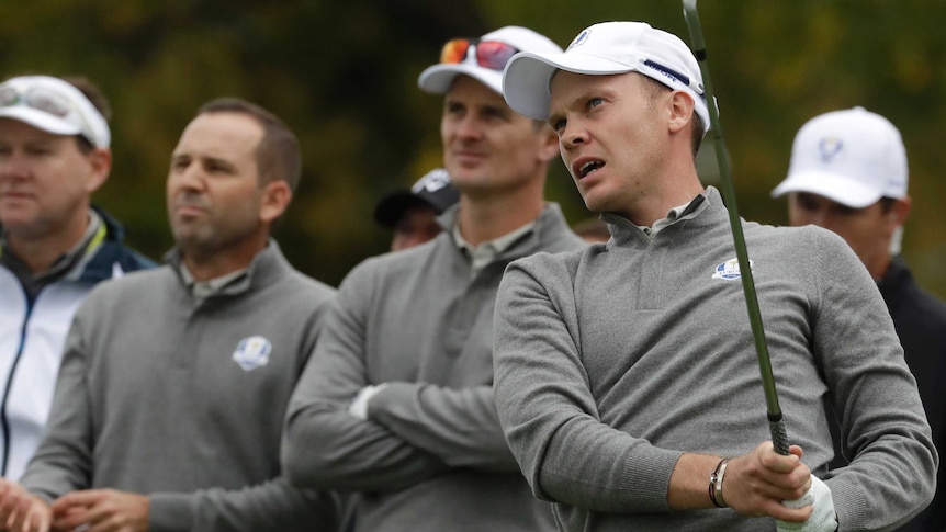 Danny Willett at the Ryder Cup