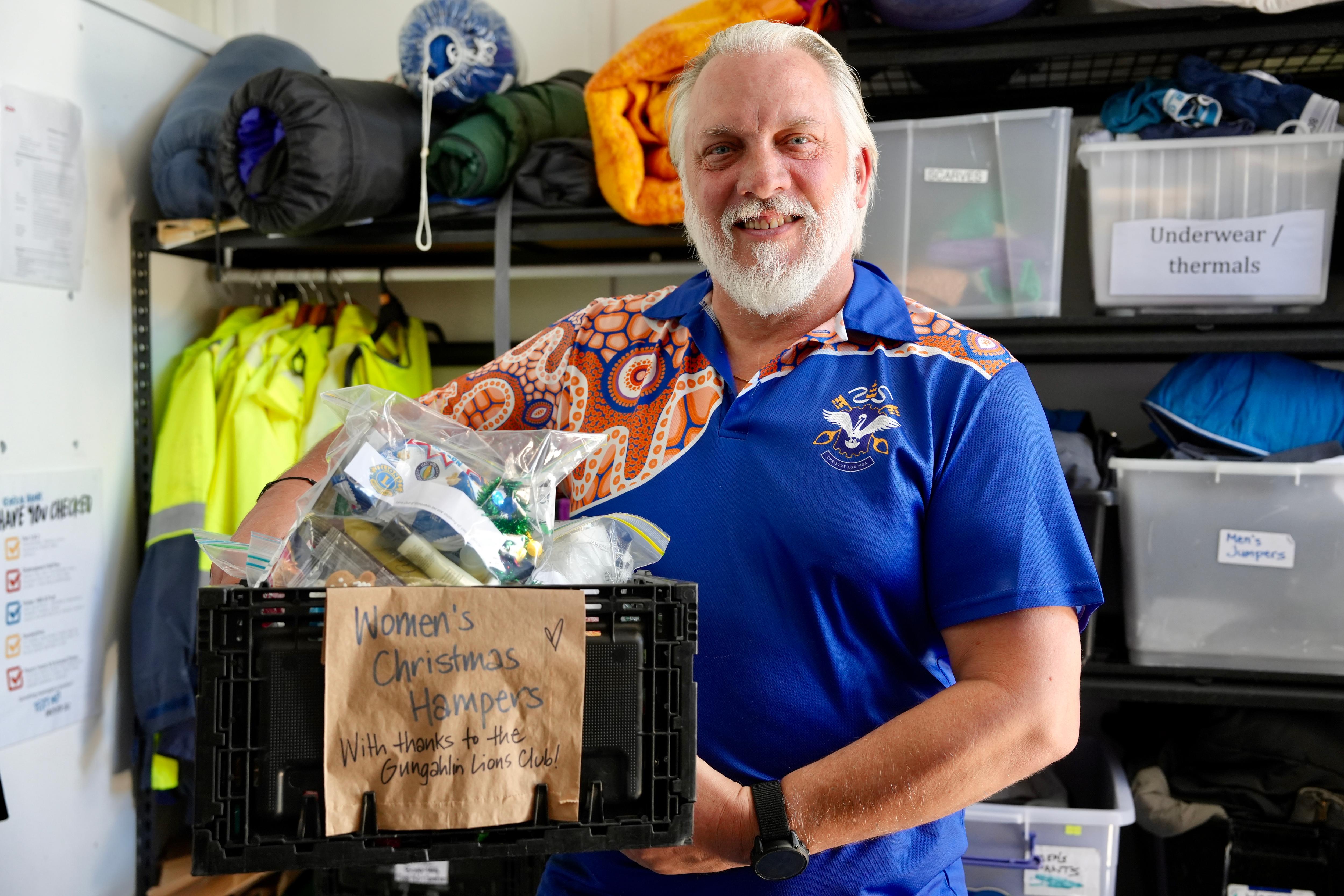 Mike Brennan, voluntário da Patrulha Noturna de Vinnies