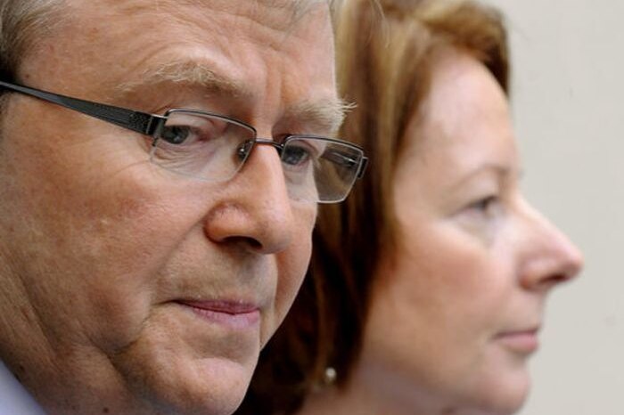 Kevin Rudd and Julia Gillard (Alan Porritt: AAP)