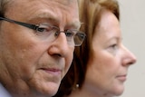 Ms Gillard refused to discuss the details of her meeting with Mr Rudd.