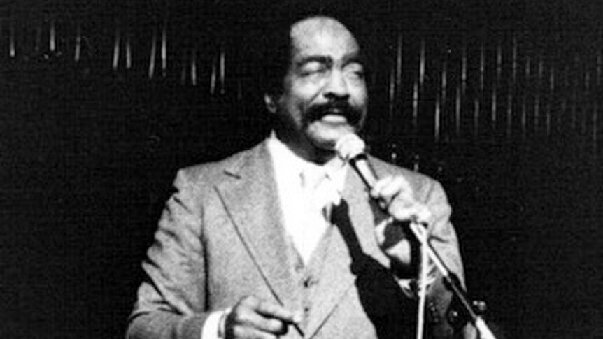 American blues singer Jimmy Witherspoon in Paris, France.