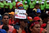 Supporters of Venezuelan president Nicolas Maduro rally in Caracas