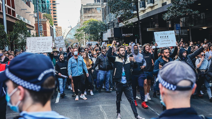 Fears Sydney anti-lockdown protest could be 'superspreader event'