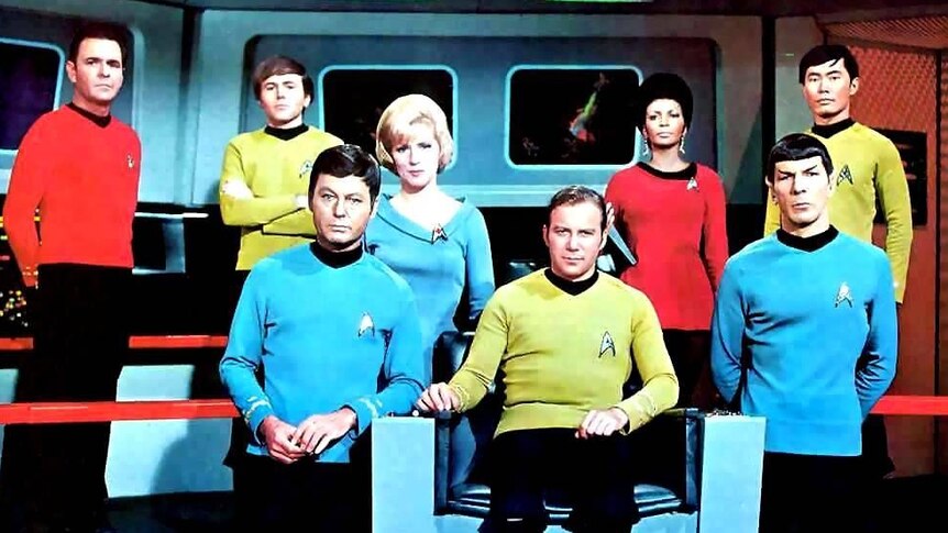 The original cast of Star Trek