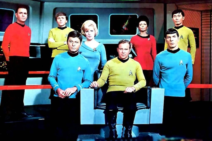 The original cast of Star Trek