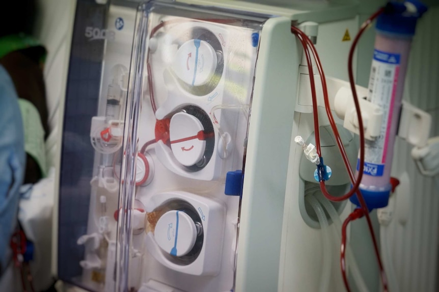 A dialysis machine in Darwin.