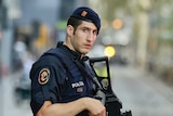 Police patrol deserted Barcelona street after Las Ramblas attack