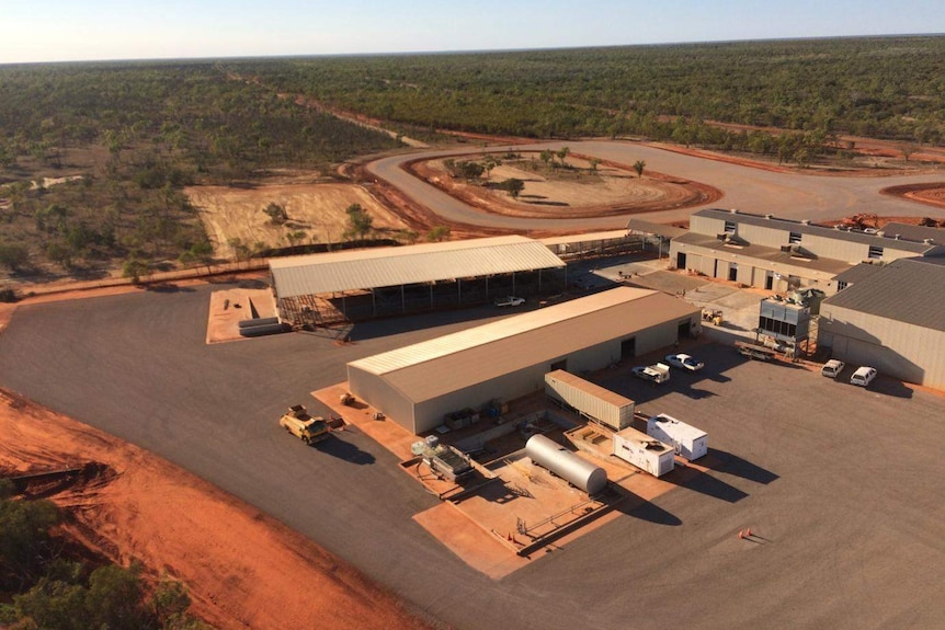 Aerial photo of The Kimberley Meat Company's abattoir