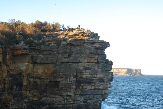 The ocean cliff, known as The Gap, at Watson's Bay