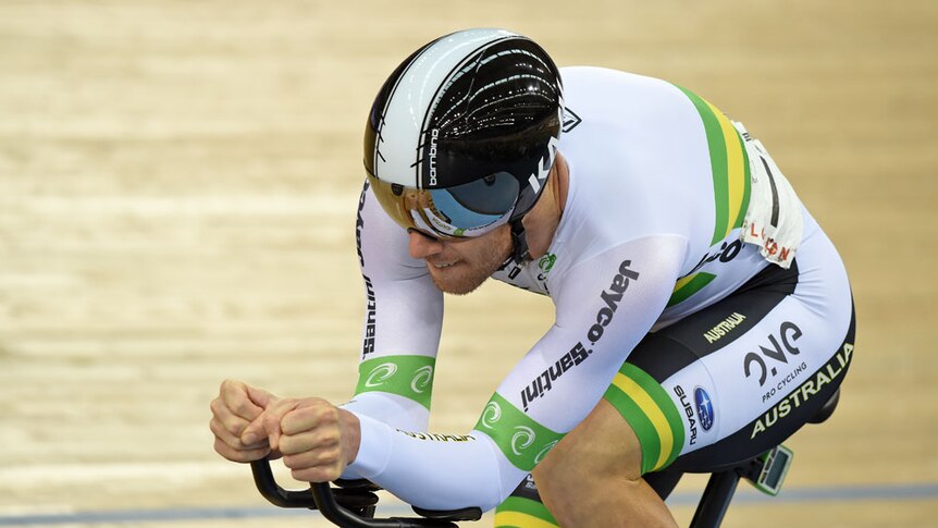 Bendigo raised cyclist Glenn O'Shea at the 2016 Track Worlds in London.